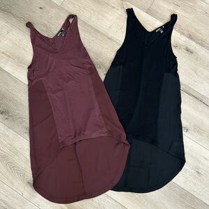 Bundle of 2 Dressy High-Low Tank Tops